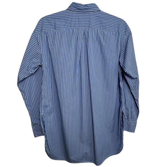 Vtg Polo Ralph Lauren Striped Button Down SIZE 6 French Front Preppy Academia - Picture 8 of 12